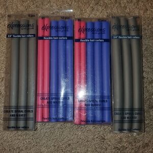 Brand New! 4 Pack Bundle Of Expressions Felixble Hair Rollers
